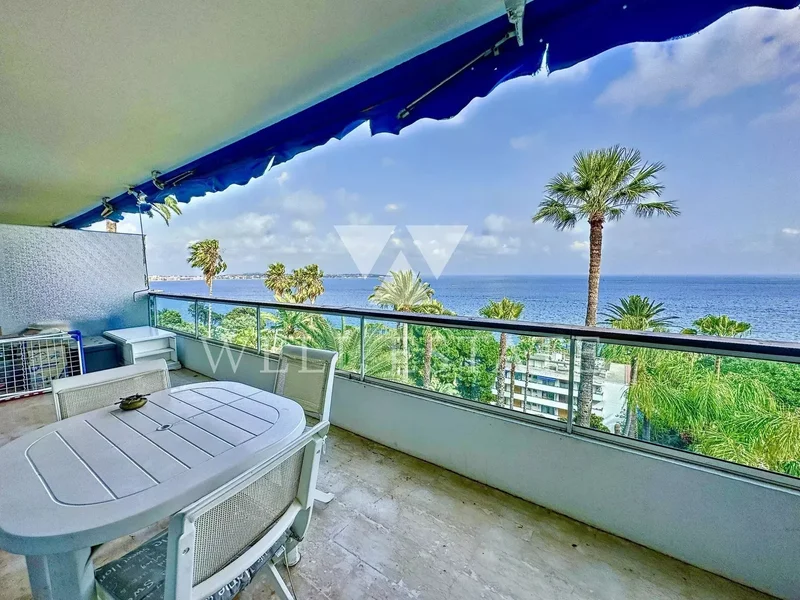 CANNES ROOF TERRACE 2 BEDROOM SEA VIEW APARTMENT RESIDENCE WITH SWIMMING POOL AND TENNIS COURT