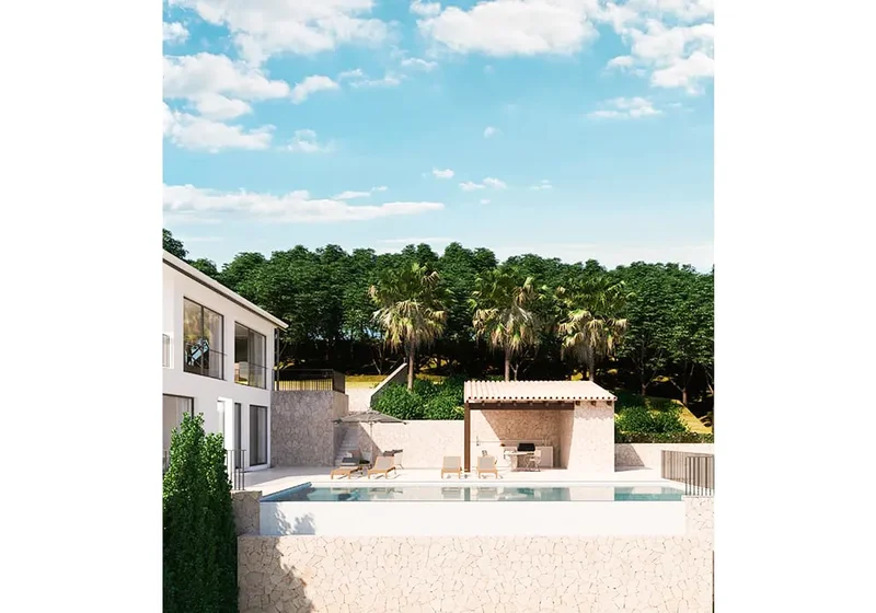 Newly built villa with panoramic views in Galilea