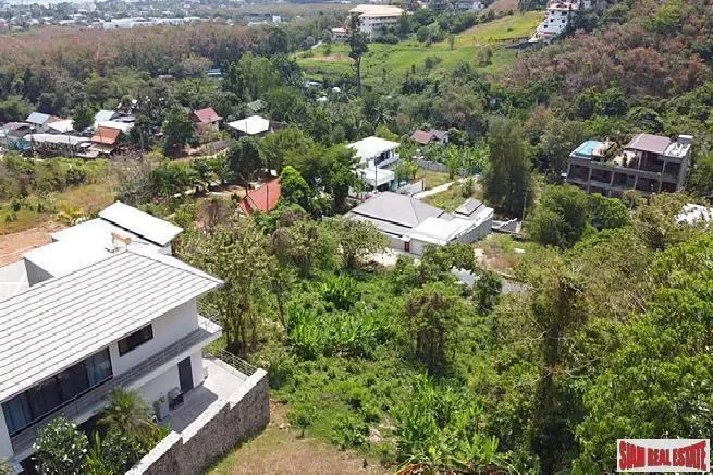 2445 sqm of Land with Sea Views in a Quiet area of Rawai - Great to build 3-6 Villas
