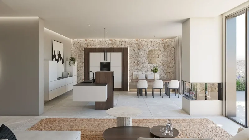 Moderno proyecto de lujosa casa de pueblo en Santanyí