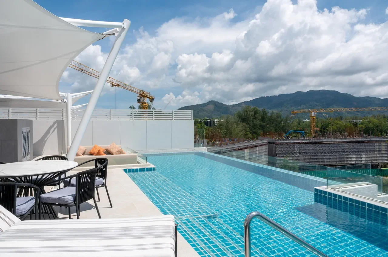 Angsana Oceanview Residences - Two Bedroom Seaview Penthouse with Private Roof Terrace & Pool