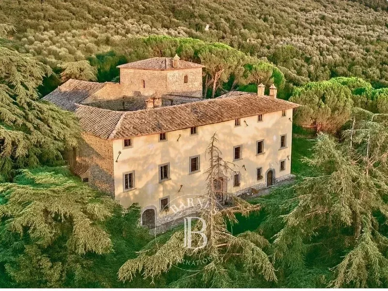 Millennial Castle in the Hills of Arezzo