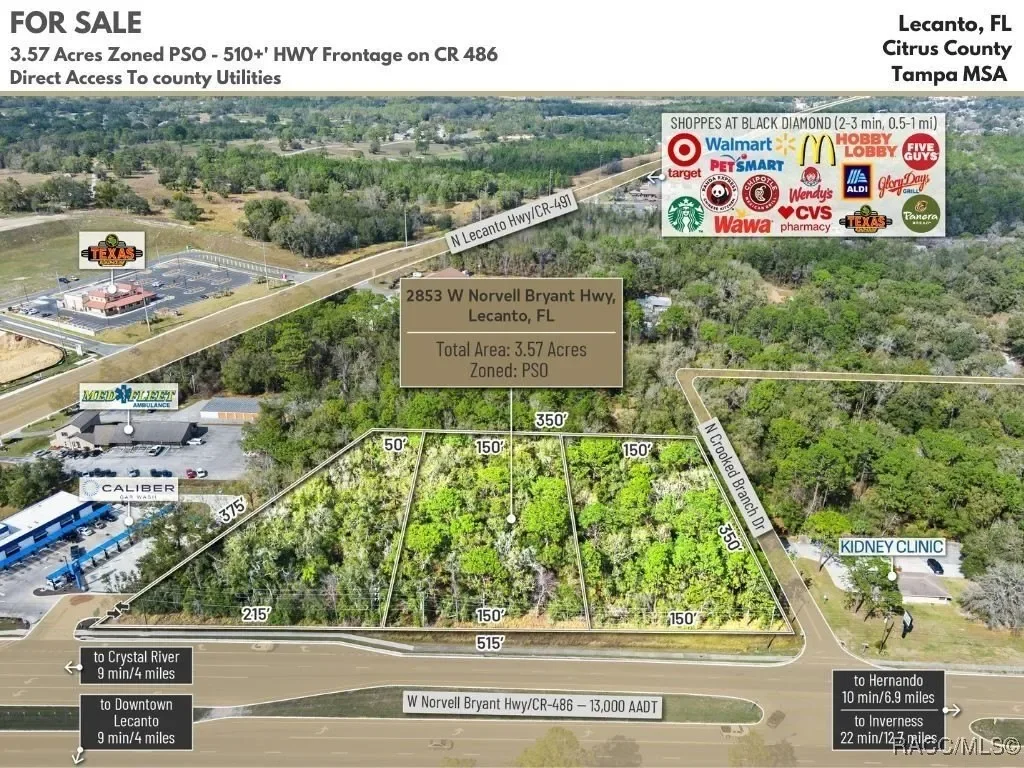 2853 W Norvell Bryant Highway, Lecanto, FL 34461, Lecanto, Florida, United States. - Photo 1