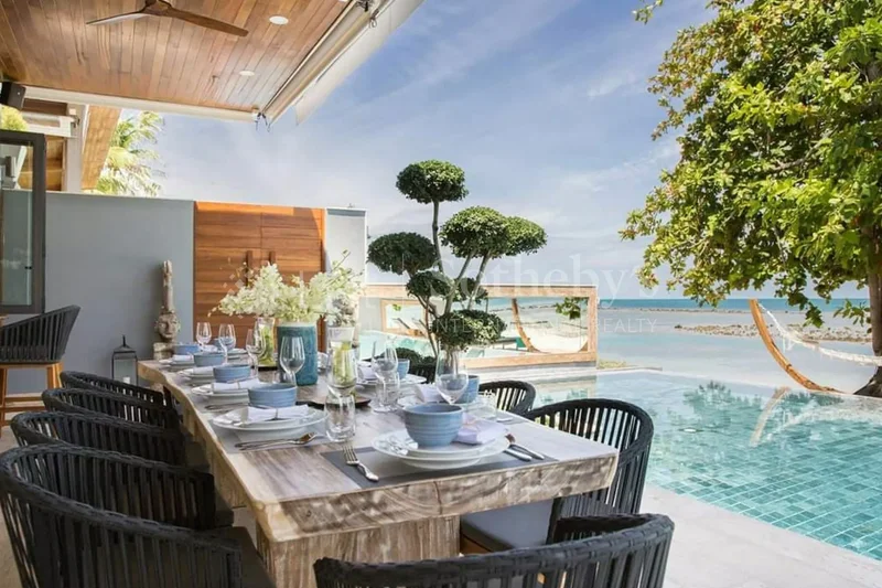 Contemporary Beachfront Villa in Leamsor with Direct Access to the Sea, Ko Samui, 84 84140, Koh Samui, Surat Thani, Thailand. - Photo 8