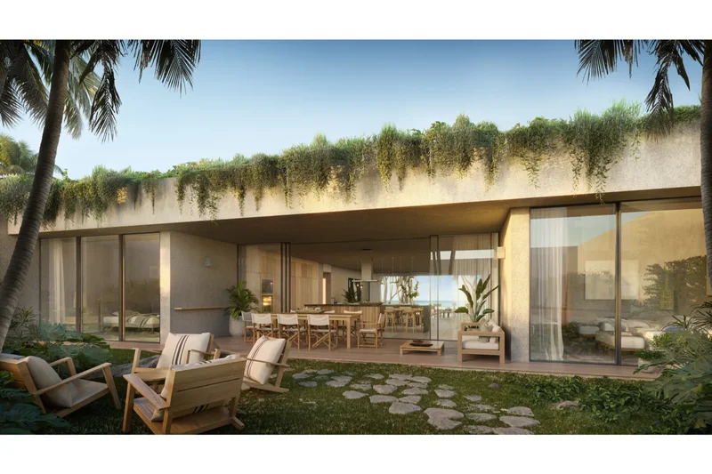 Four Seasons Beach Villa # Nb4: Fully Furnished 4 Br + Office Beachfront Home