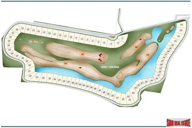 Laguna Homes - 3,223.60 sqm Land Plot for Sale with Golf Course and Lake View