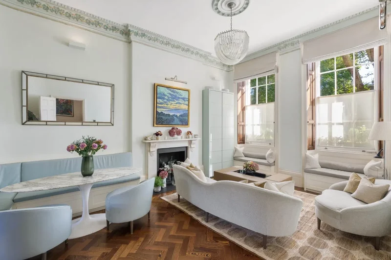An exceptional Grade II listed Georgian townhouse on this highly sought after garden square.