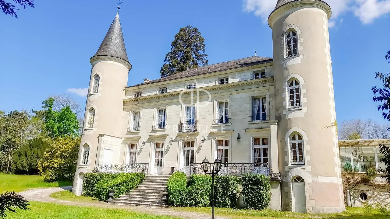 Authentic 17 bedroom Chateau for sale with countryside view in Tournon Saint Pierre, Centre Val de L