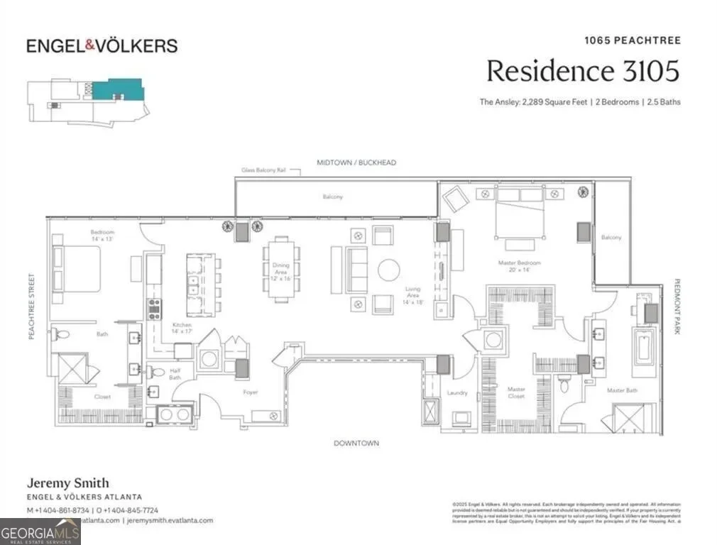 1065 Peachtree ST NE 3105, Atlanta, Georgia, United States. - Photo 43
