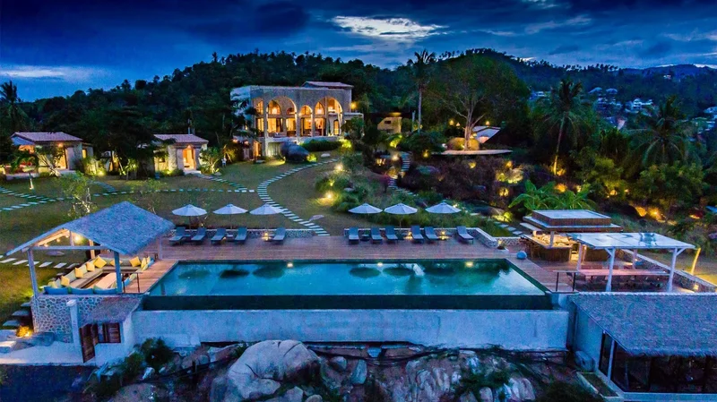 Luxury Mediterranean Seaview Estate on Huge Land Plot for Sale