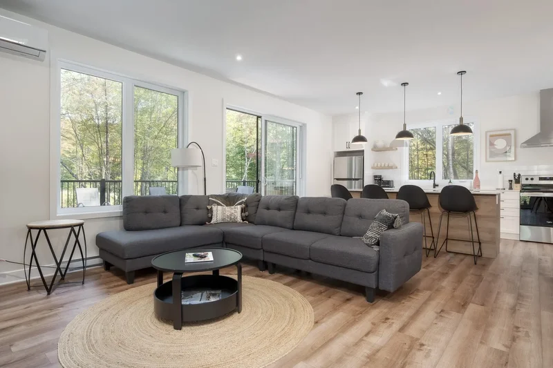 Modern property with a warm style