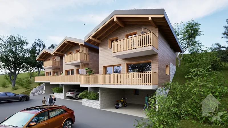 Magnifique chalet de 4.5 pièces avec terrasse et pelouse