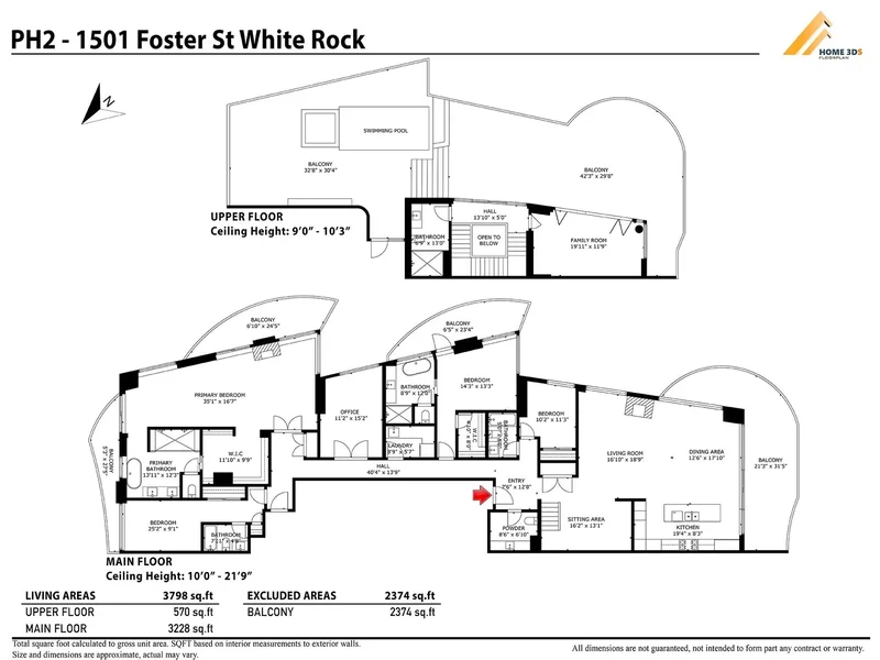 1501 Foster Street # PH 2, White Rock, BC, V4B0C3, CANADA, White Rock, British Columbia, Canada. - Photo 32