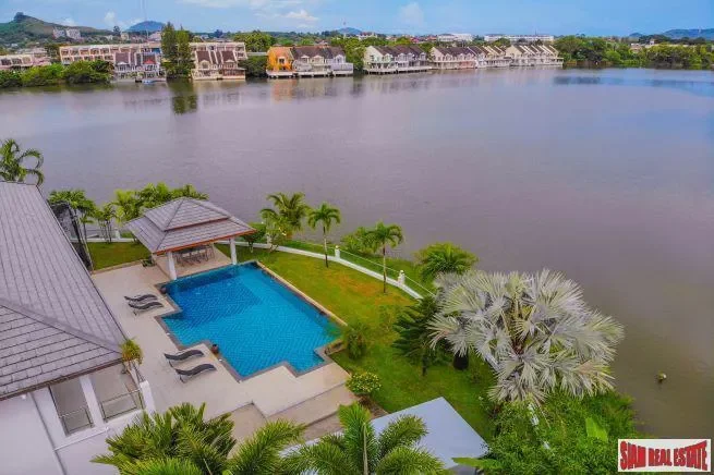 Land & House Park - Magnificent Lakefront Five Bedroom Pool Villa for Sale in Chalong