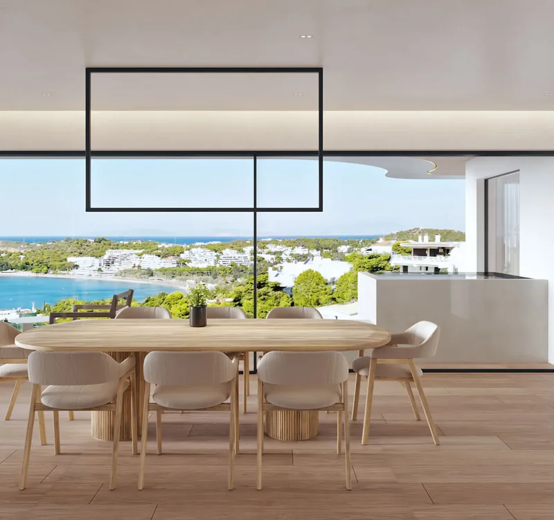 Unique 2nd floor Apartment with stunning views in Vouliagmeni, Athens Riviera