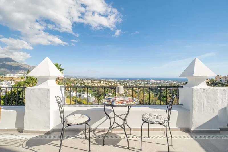 Duplex Penthouse for Sale with Panoramic Sea Views in Benahavis