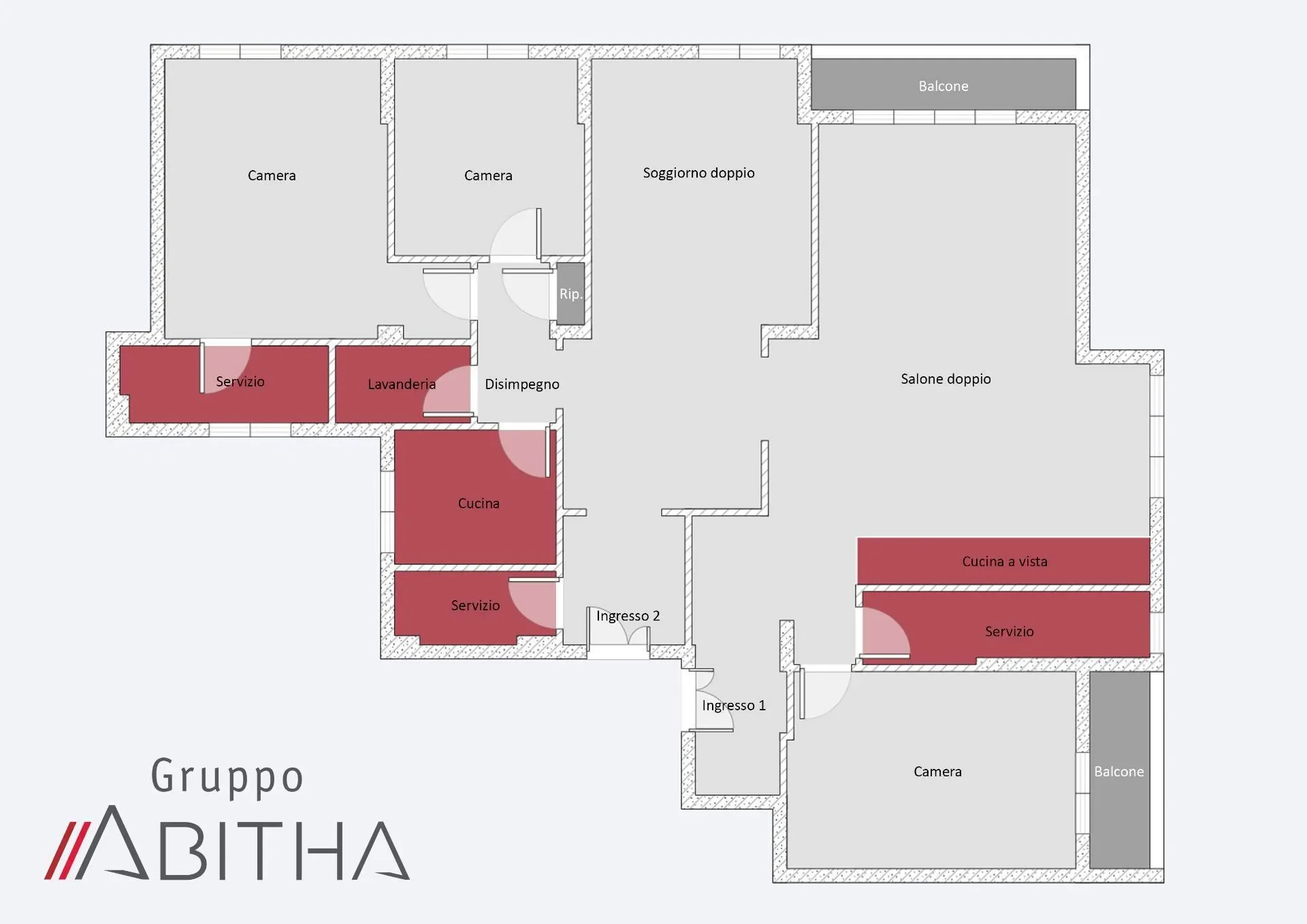 Apartment for Sale in Rome in Vigna Clara Area Via Francesco Ferrara
