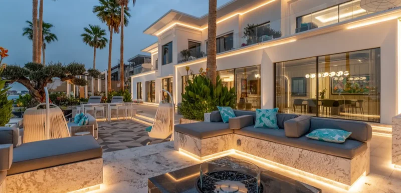 Fully Renovated, Custom- Designed Beachfront Villa in Palm Jumeirah, Dubai