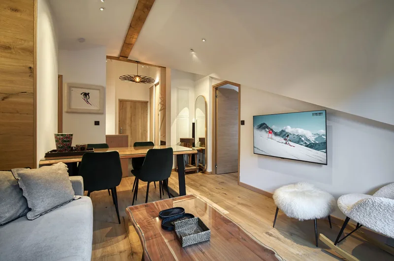 One-bedroom apartment + cabin - Ski-in/ski-out