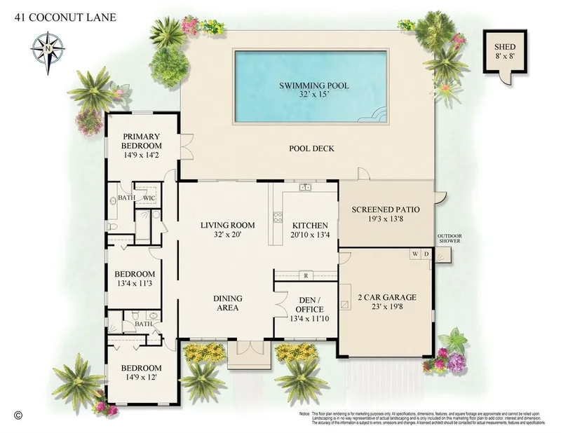 41 Coconut Lane , Ocean Ridge, FL 33435, Boynton Beach, Florida, United States. - Photo 43