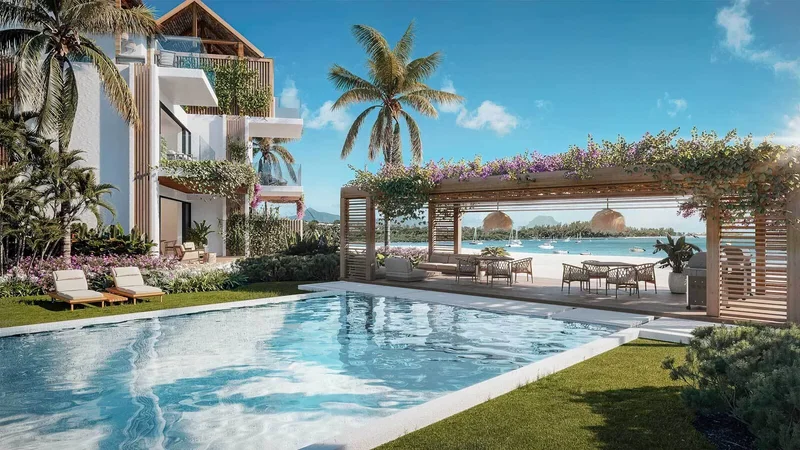 3-bedroom penthouse with private pool, sea view at Rivière Noire