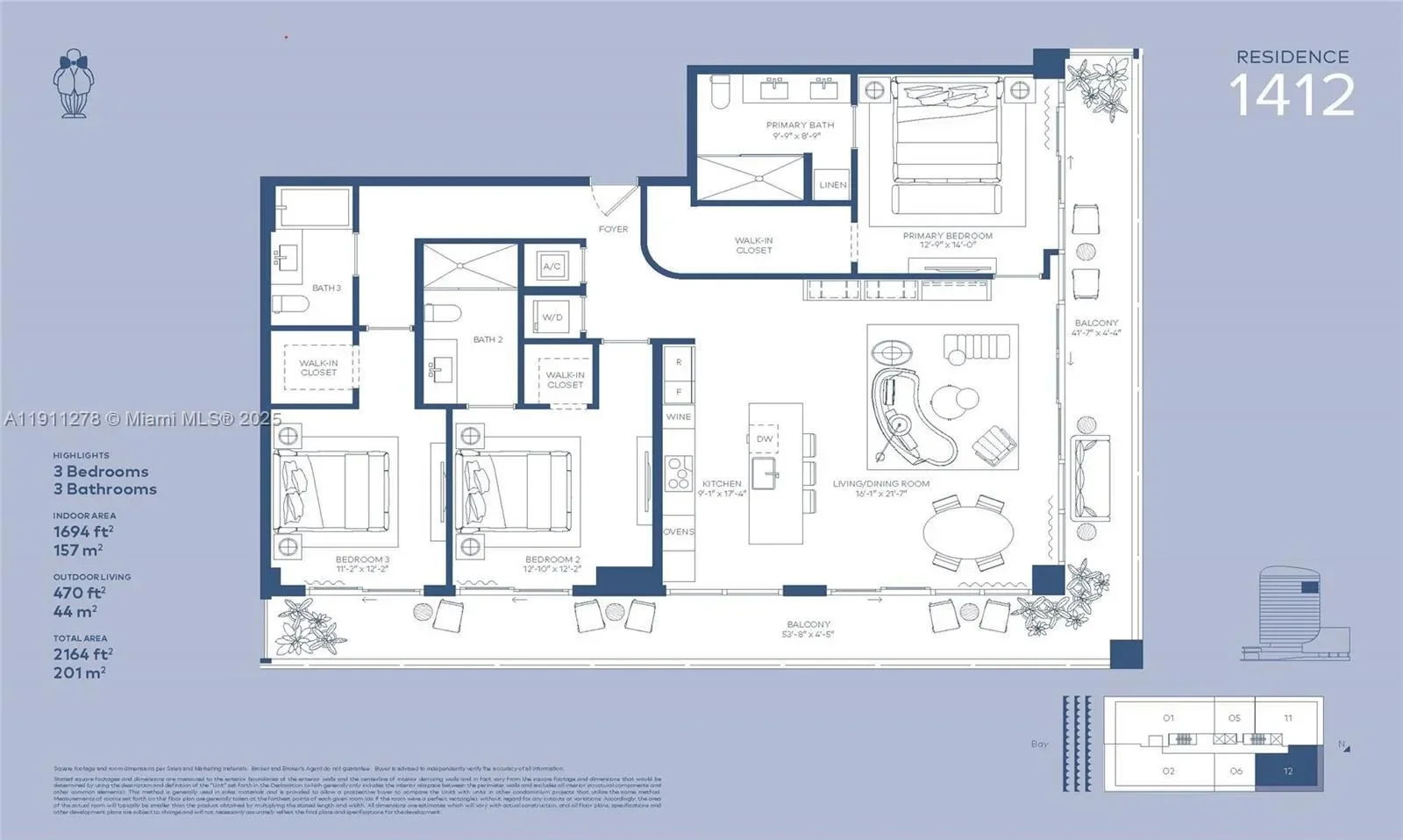2655 S Bayshore Dr 1412, Miami, Florida, United States. - Photo 16