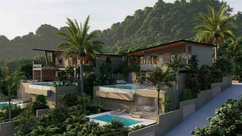 OKA Seaview Villas Striking double-pool design with modern architecture and stunning ocean views., Koh Samui, 84, Koh Samui, Surat Thani, Thailand. - Photo 6