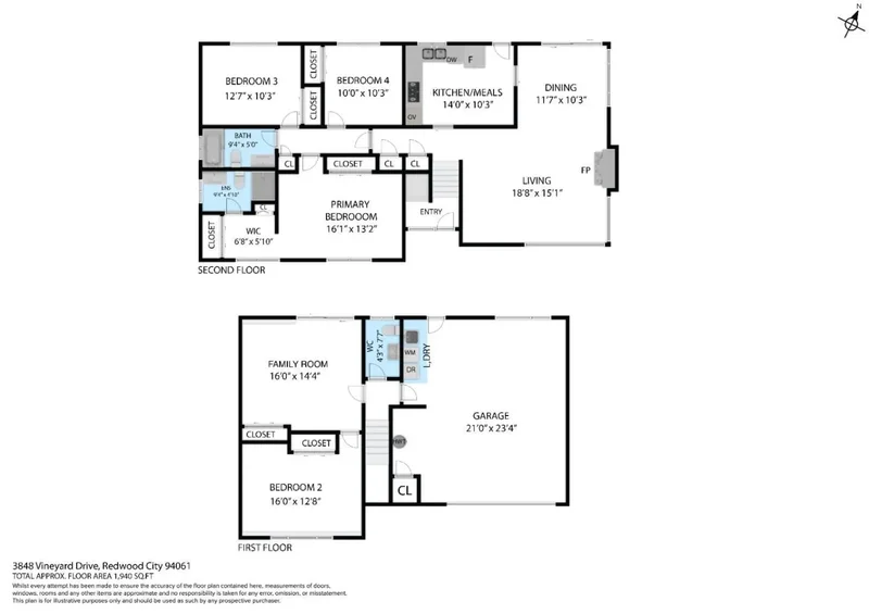 3848 Vineyard Drive, Redwood City, California, United States. - Photo 24