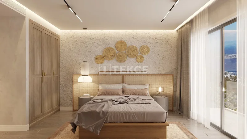 Villas with Pools in a Complex with Beach Access in Bodrum