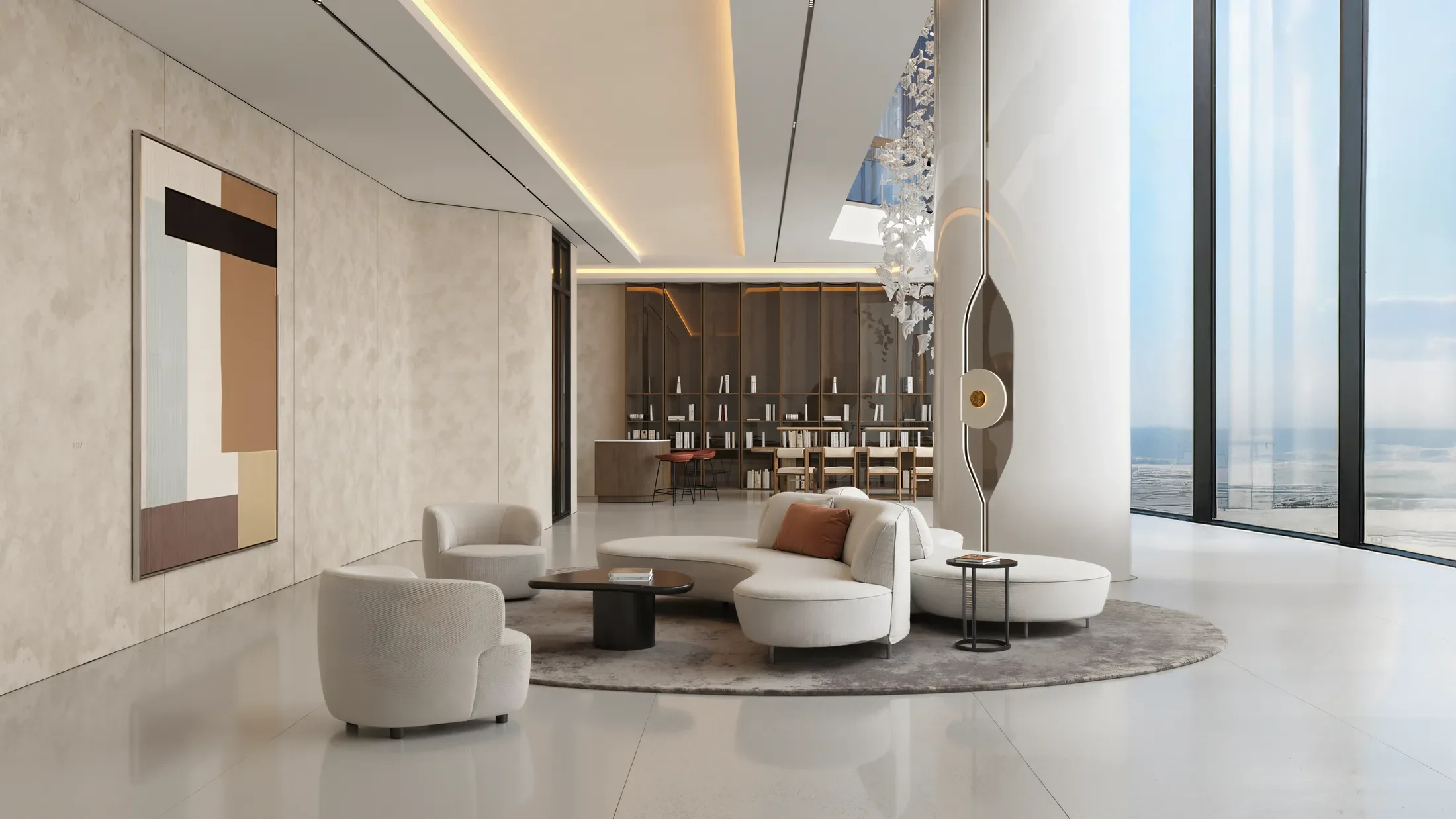 Ultra-Luxury 3 Bed Duplex with Sheikh Zayed Road View in DWTN Residences