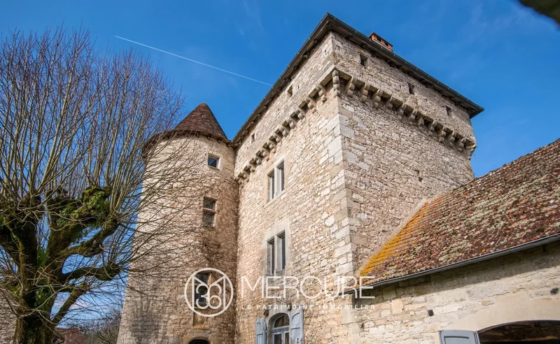 LISTED XIVTH-C CASTLE - BREATHTAKING VIEW OF THE LOT RIVER