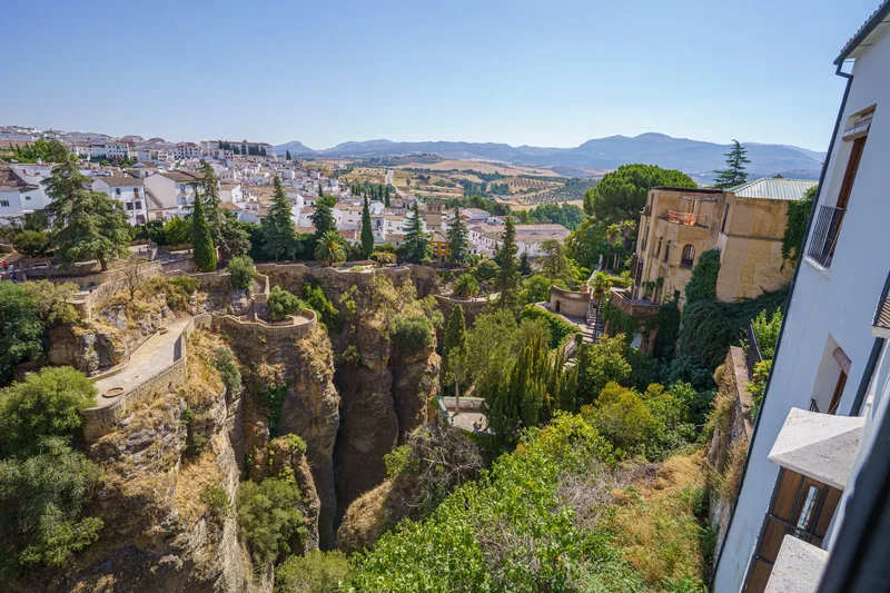 Iconic Ronda Mansion House with Views to El Tajo Bridge