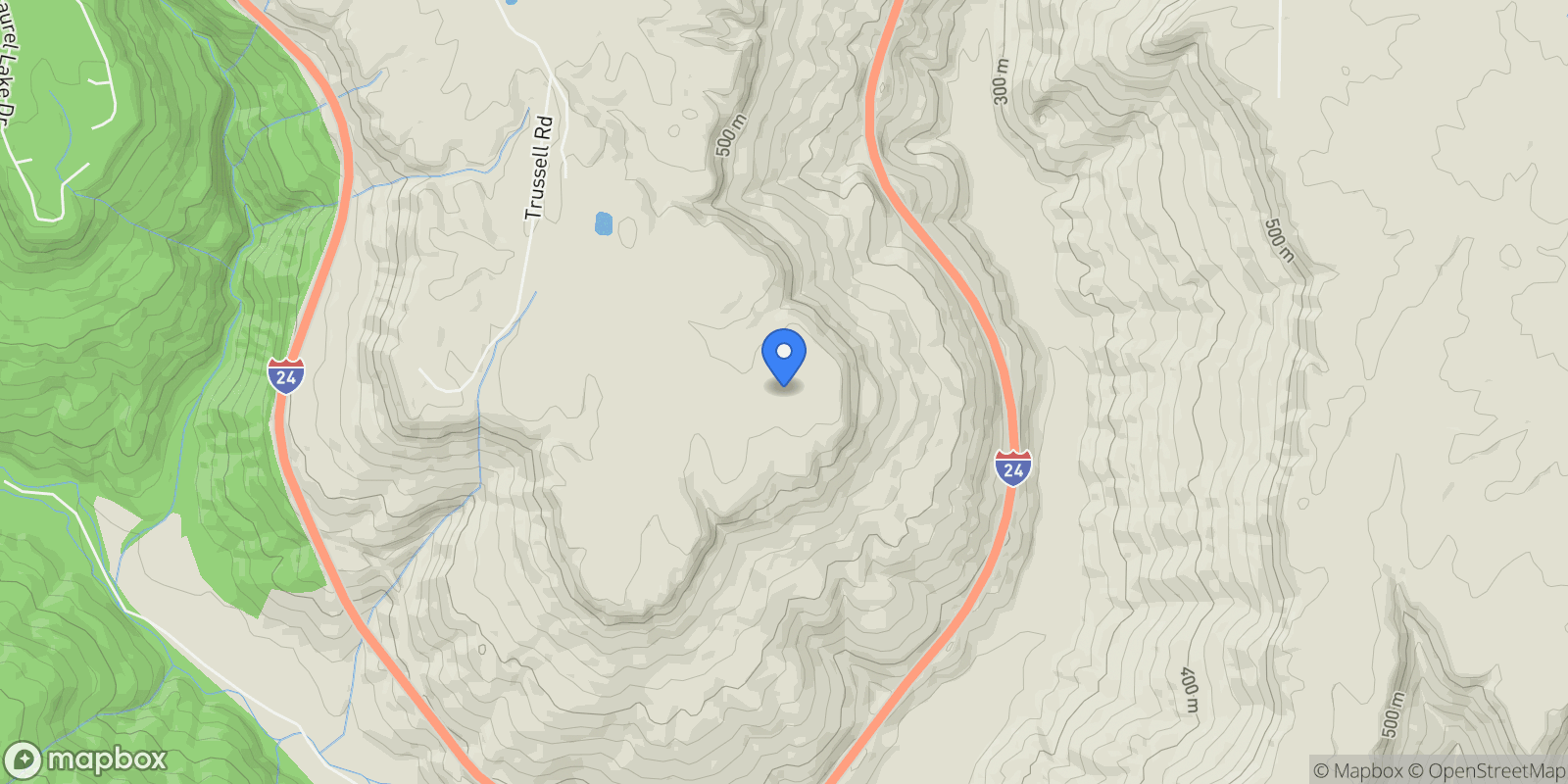 Map showing 2367 Eagle Rock Rd, Monteagle, Tennessee, United States.