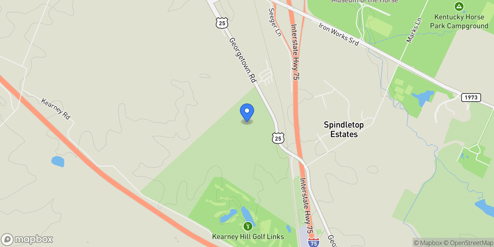 Map showing 3899 Georgetown Road, Lexington, KY 40511, Lexington, Kentucky, United States.