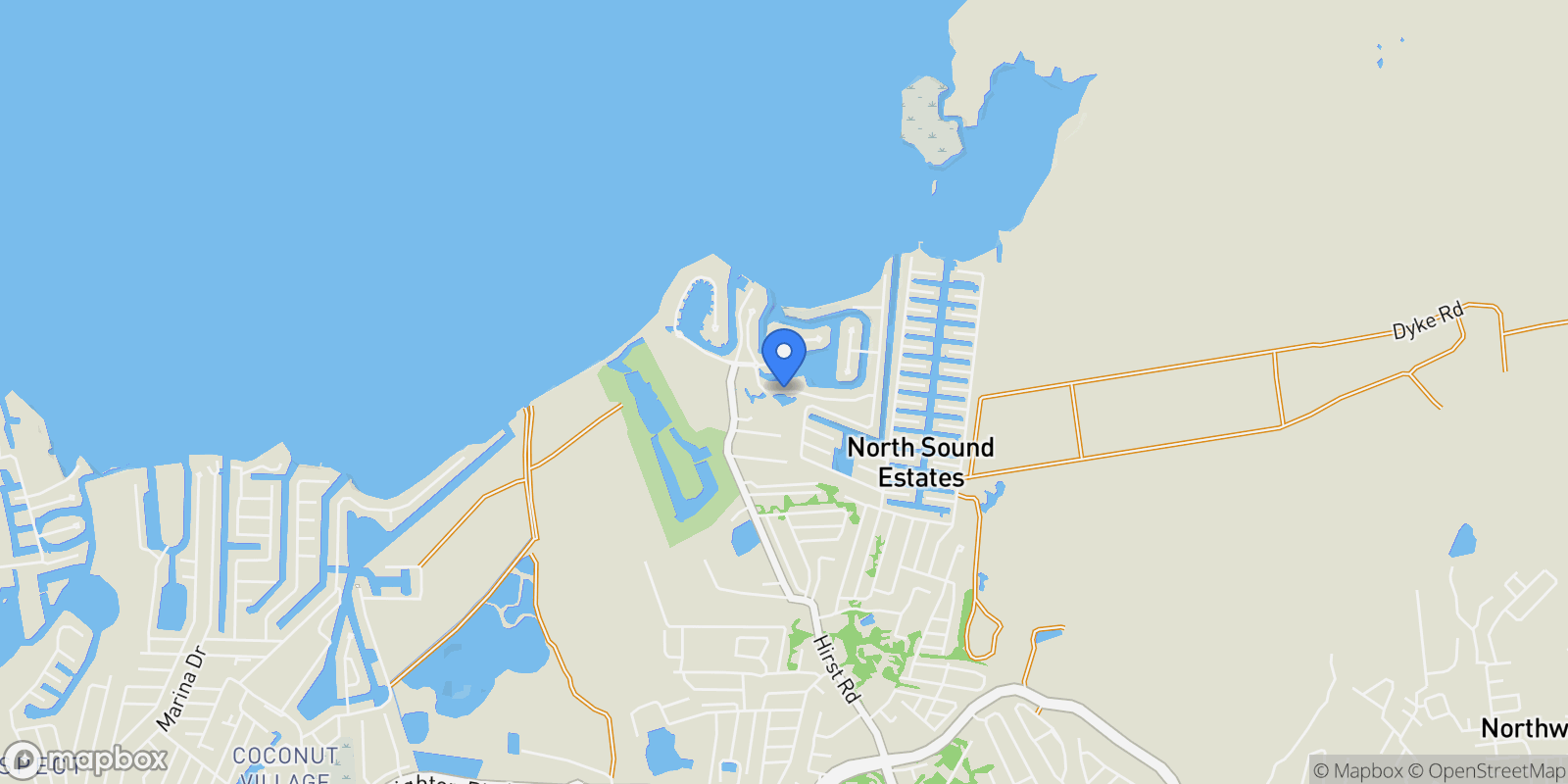 Map showing PRE - CONSTRUCTION SUNRISE LANDING TOWNHOMES #502, North Side, North Side, Cayman Islands.