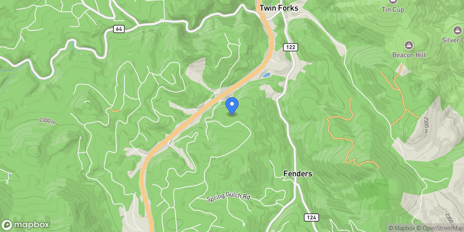 Map showing Morrison, Colorado, United States.