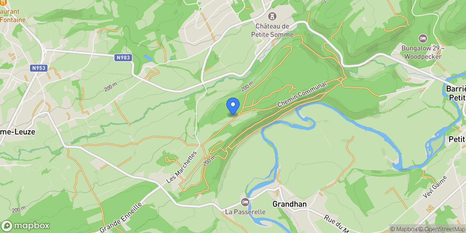 Map showing Durbuy, Wallonia, Belgium.