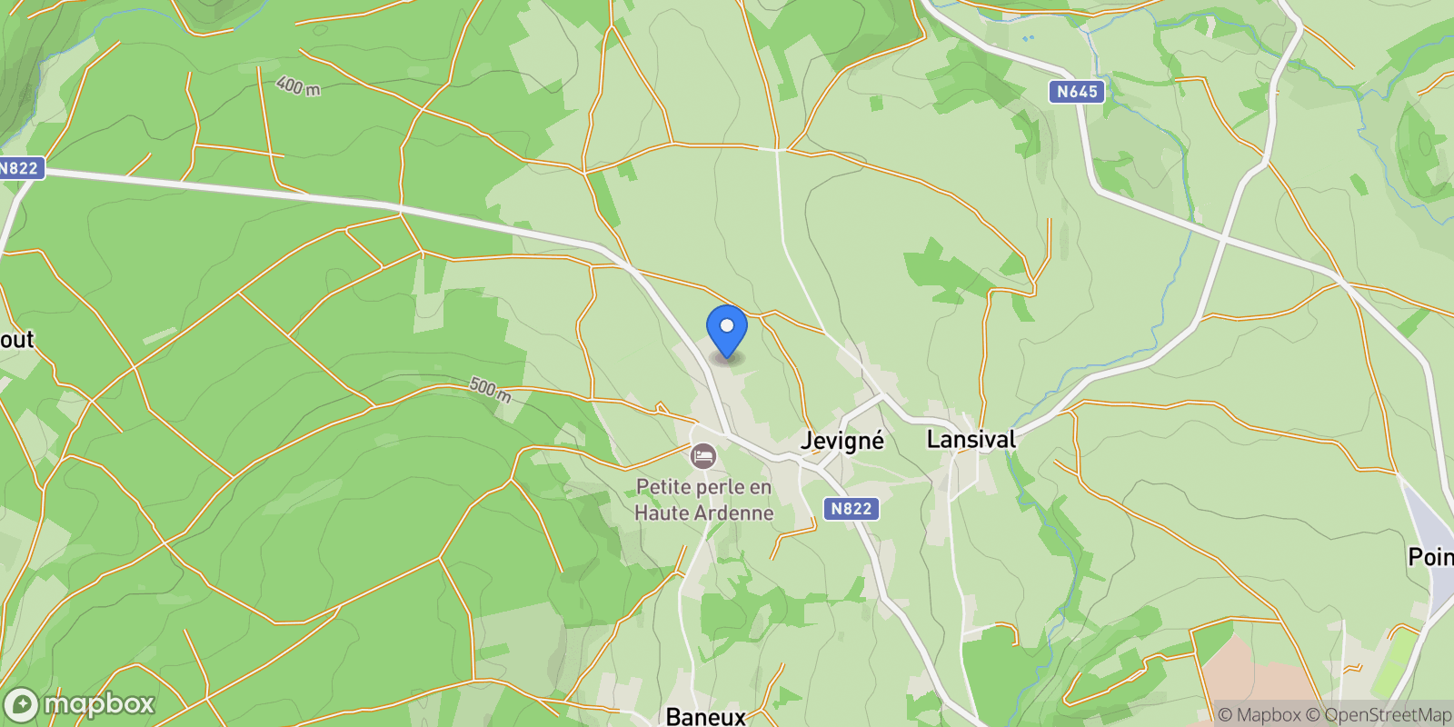 Map showing Lierneux, Wallonia, Belgium.