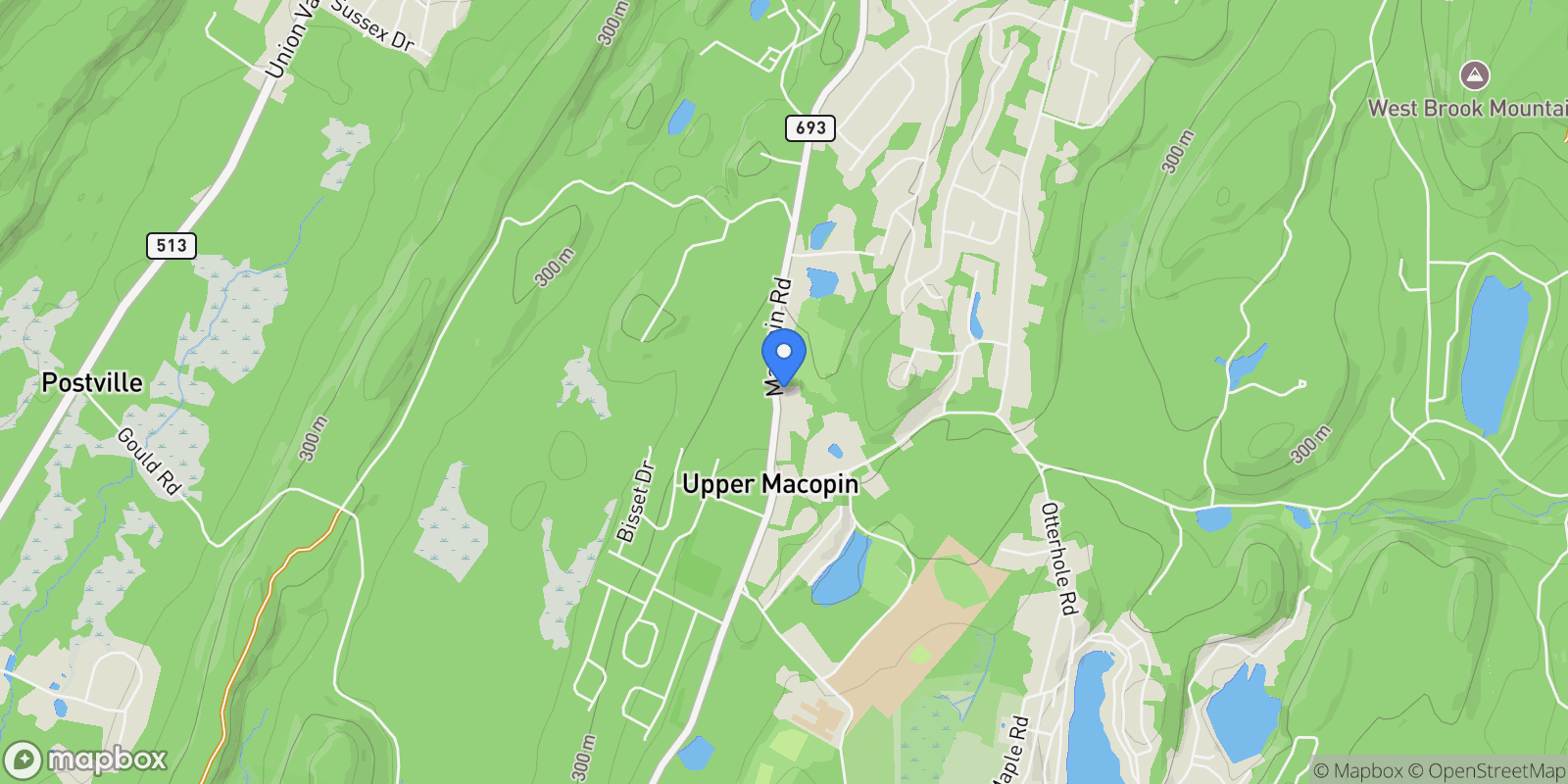 Map showing 1432 Macopin Road, West Milford, NJ 07480, West Milford, New Jersey, United States.