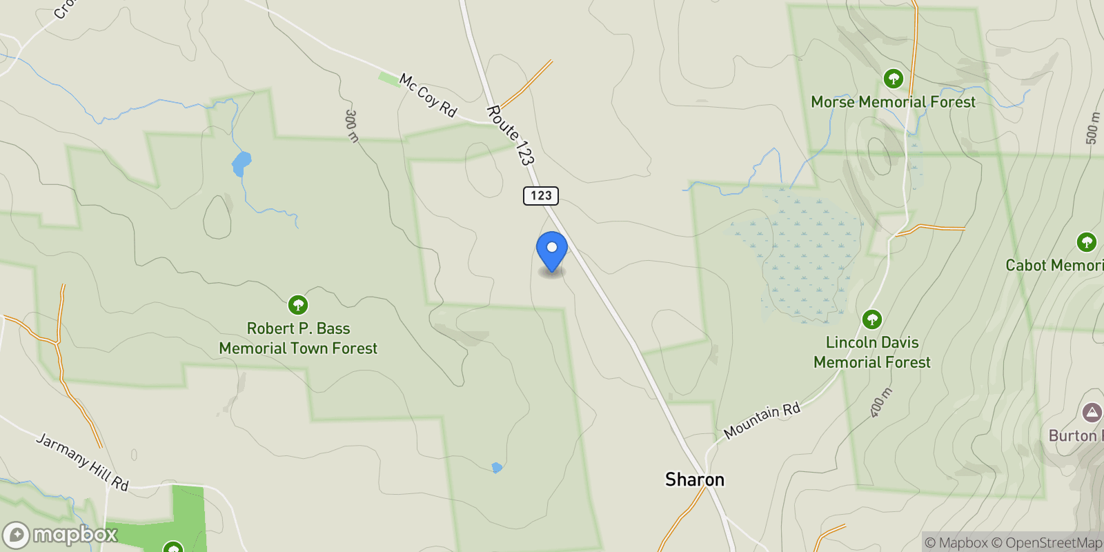 Map showing 265 Route 123, Sharon, NH 03458, Peterborough, New Hampshire, United States.