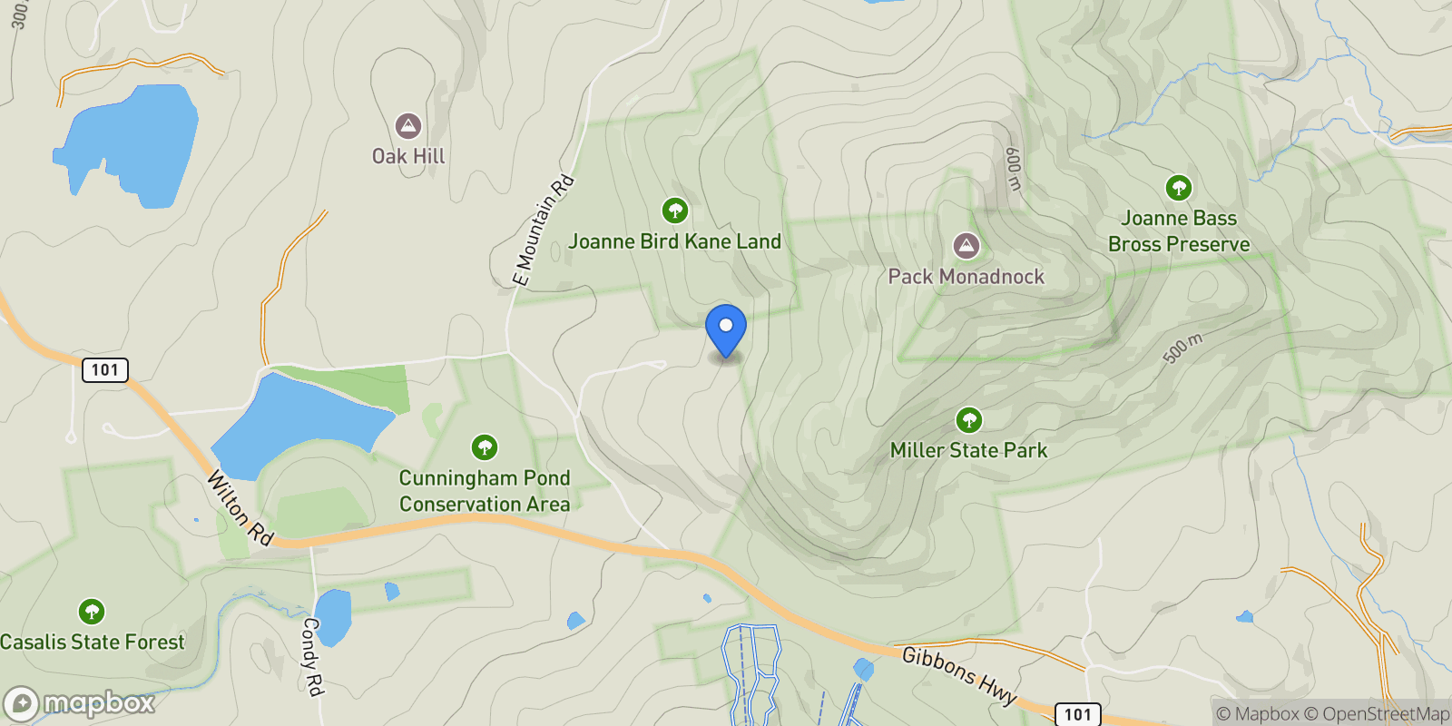 Map showing 59 Westview Drive, Peterborough, NH 03458, Peterborough, New Hampshire, United States.