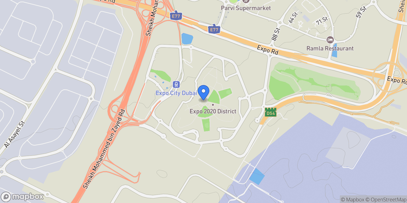 Map showing Dubai, Dubai, United Arab Emirates.