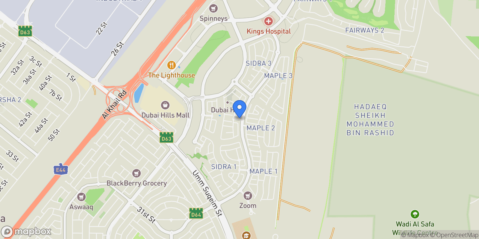 Map showing Dubai, Dubai, United Arab Emirates.