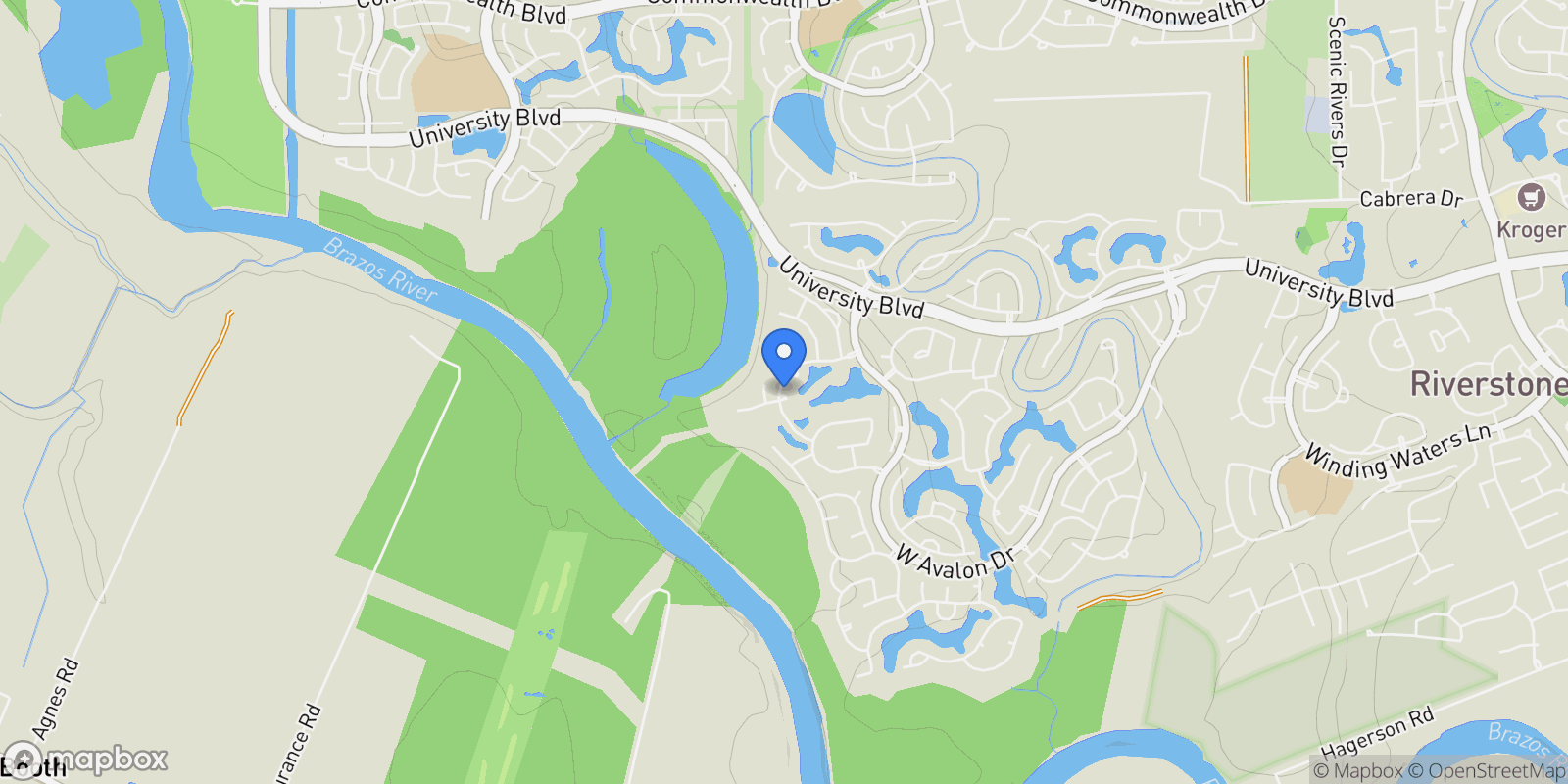 Map showing 6510 Brady Springs Court, Sugar Land, Texas, United States.