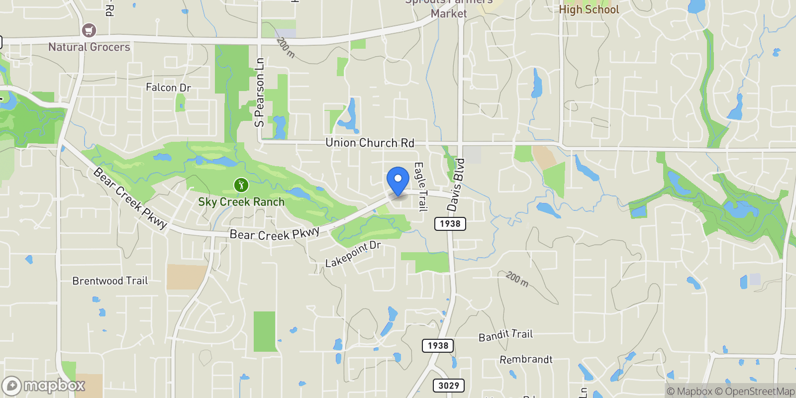 Map showing 602 Signet Court, Keller, Texas, United States.