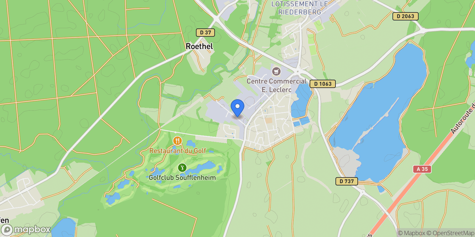Map showing 4 Rue Louis Armand, Soufflenheim, Grand Est, France.