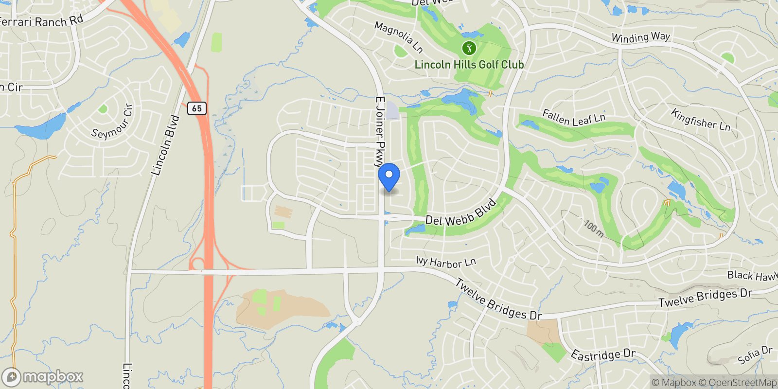 Map showing 1892 Farmgate Lane, Lincoln, California, United States.