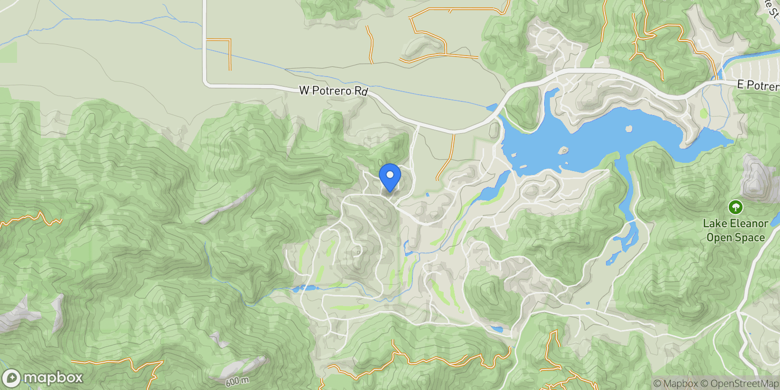Map showing 2479 Swanfield Court, Thousand Oaks, California, United States.
