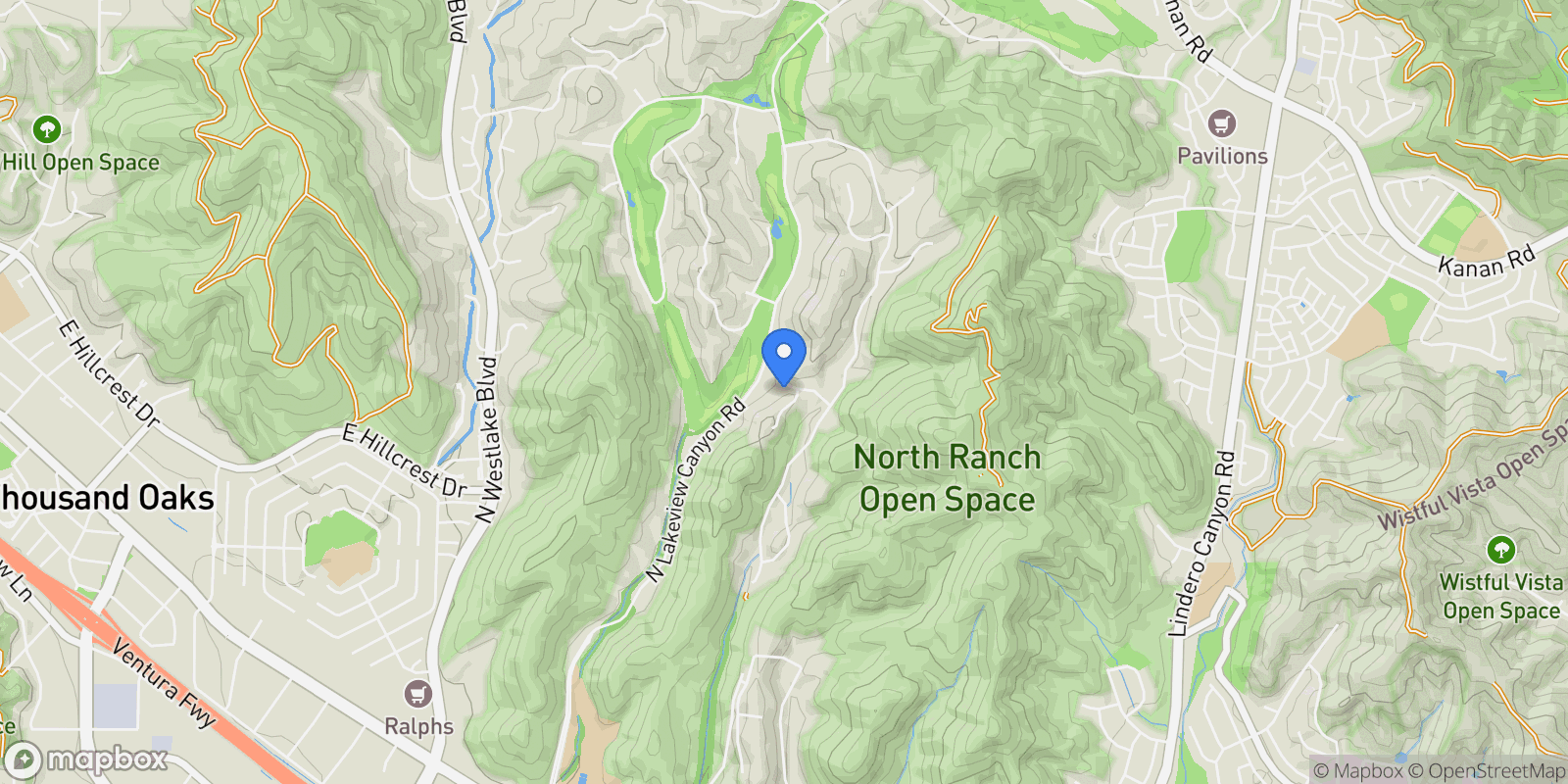Map showing 781 Spruce Meadow Place, Thousand Oaks, California, United States.
