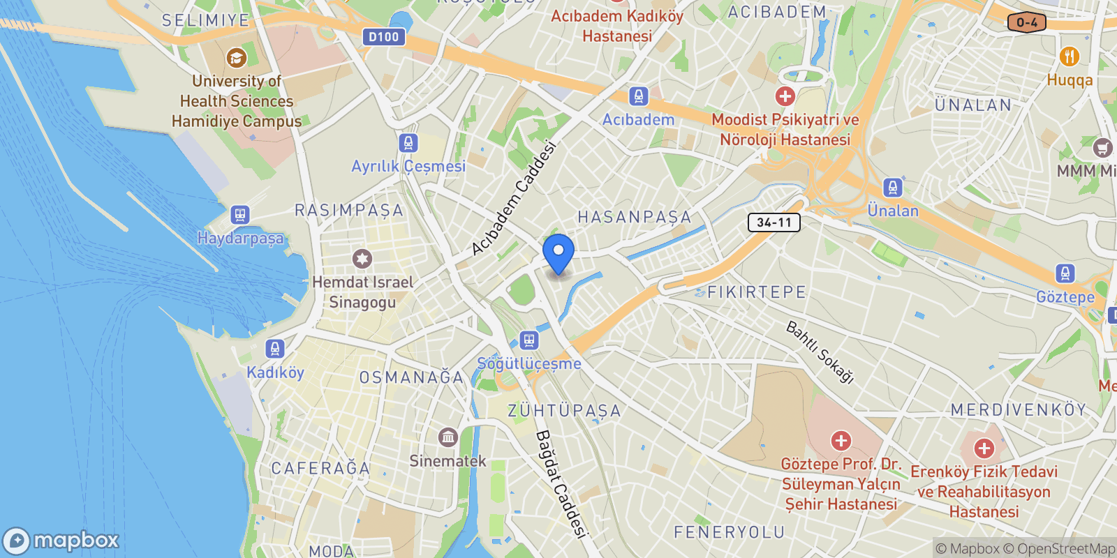 Map showing 9 Andelip Esat Sokak #9, İSTANBUL, İstanbul 34722, İstanbul, İstanbul, Turkey.